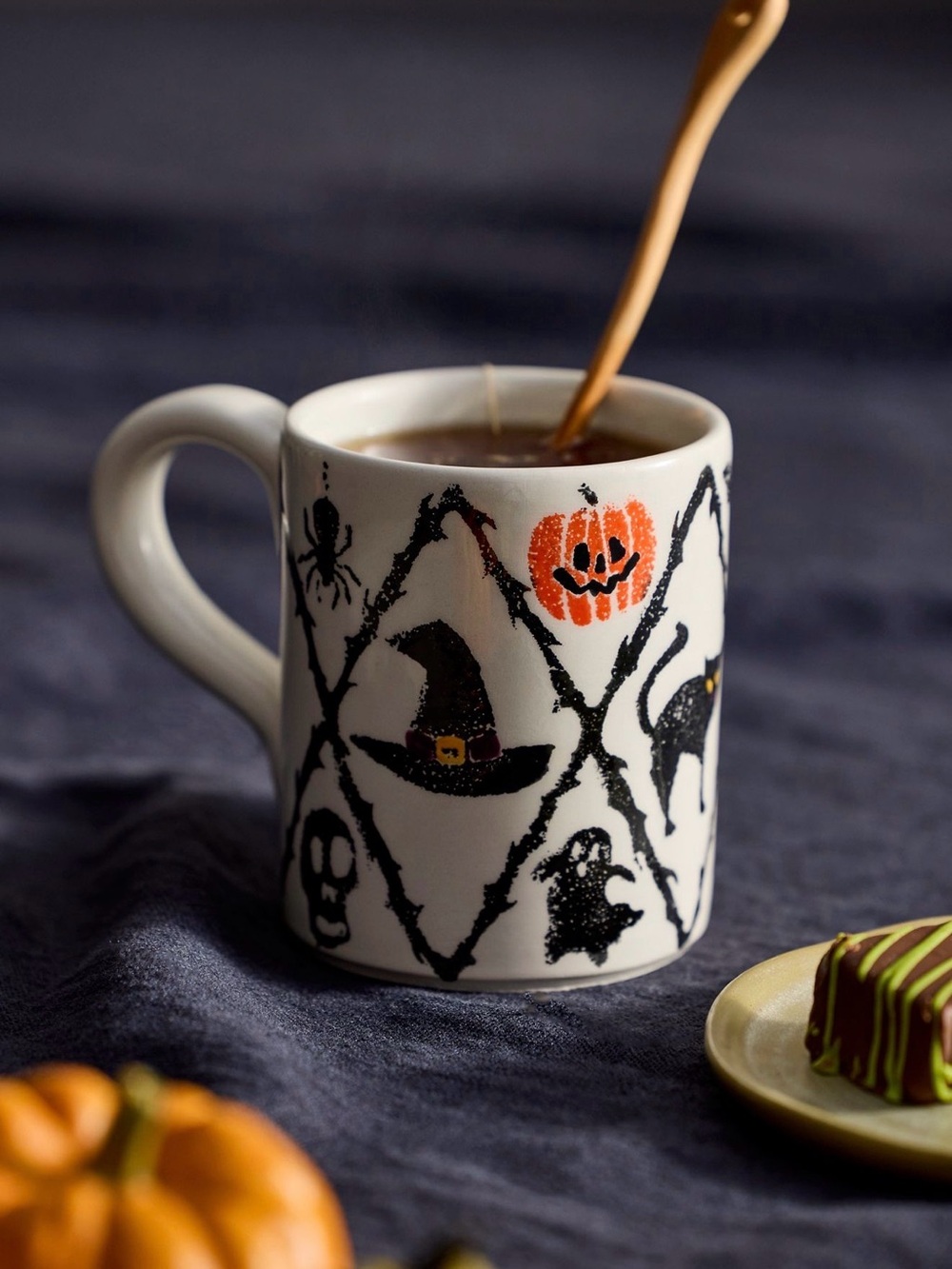 Exclusive Anthropologie Halloween Icon Lattice Mug 16oz